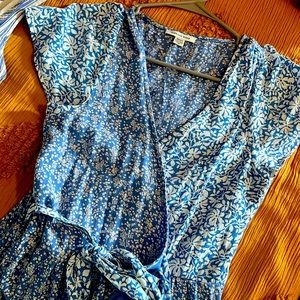 American Eagle Floral Wrap Dress